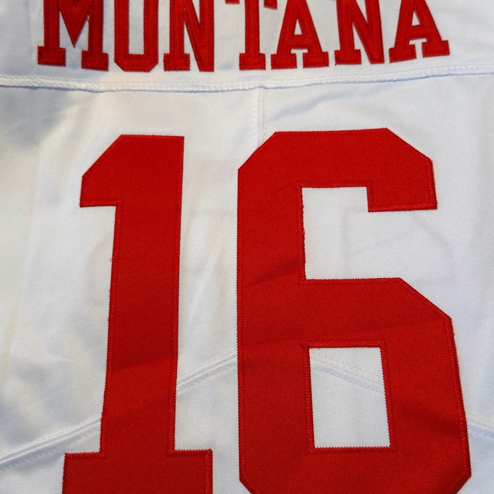 NFL White Jersey with Black Label